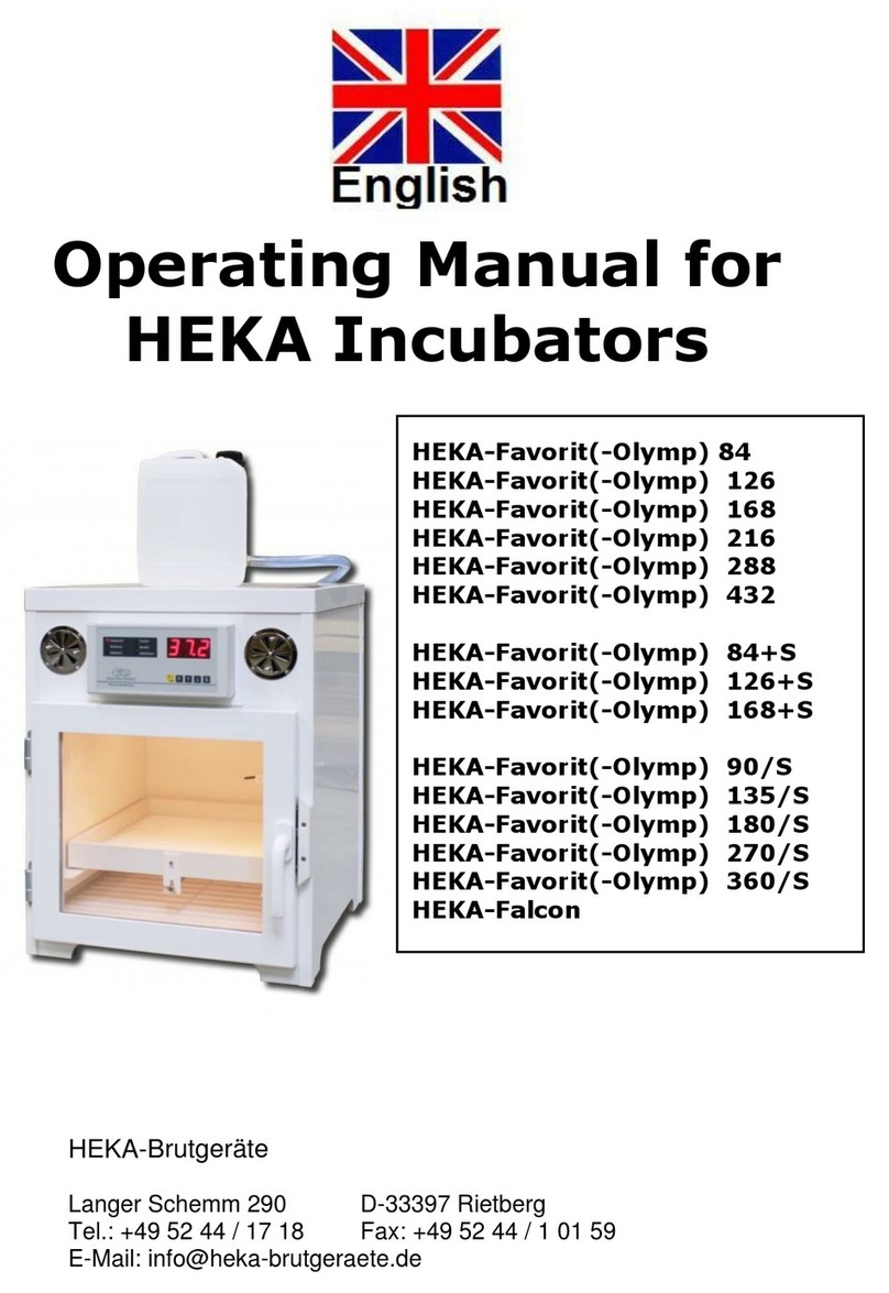 HEKA Favorit-Olymp 128 operating manual