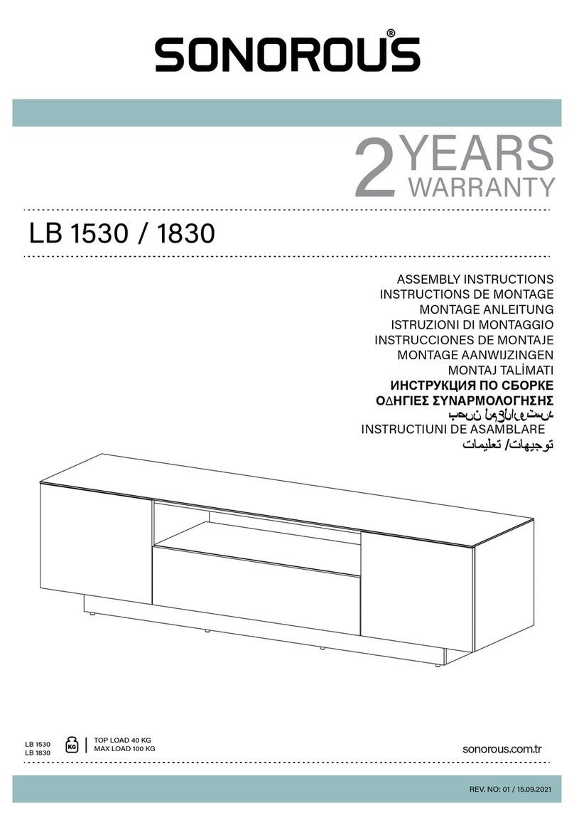 Sonorous LB 1530 Assembly instructions