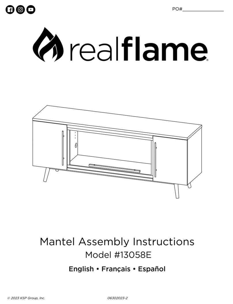 RealFlame 13058E User manual