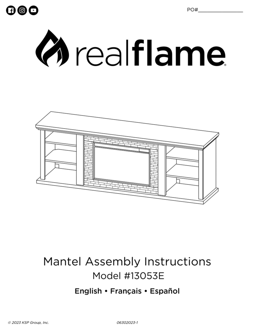 RealFlame 13053E User manual