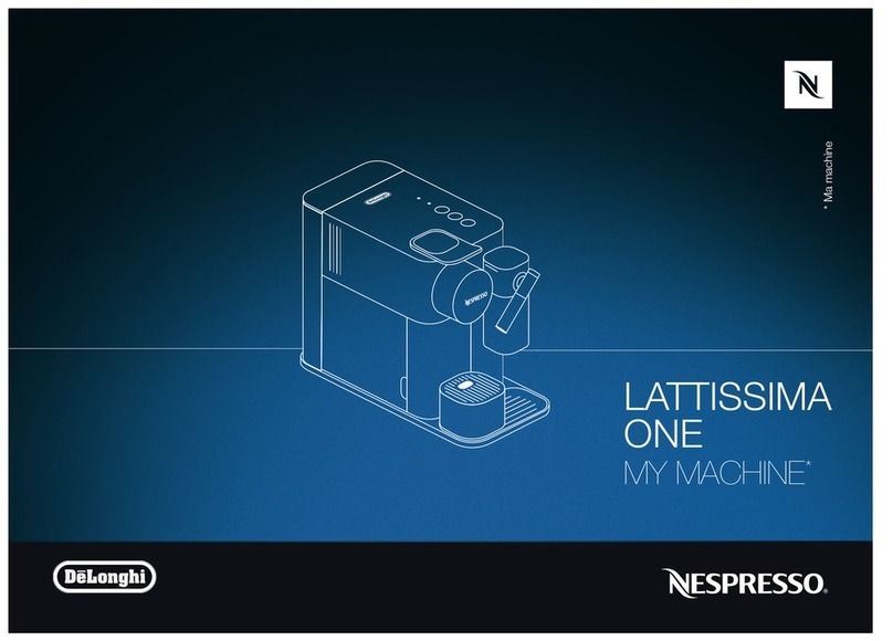DèLonghi NESPRESSO MY mACHINE LATTISSIMA ONE user manual
