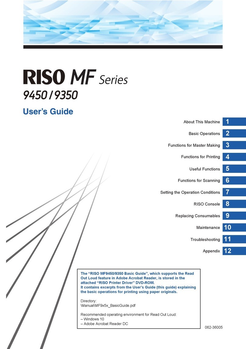 Riso MF Series user guide