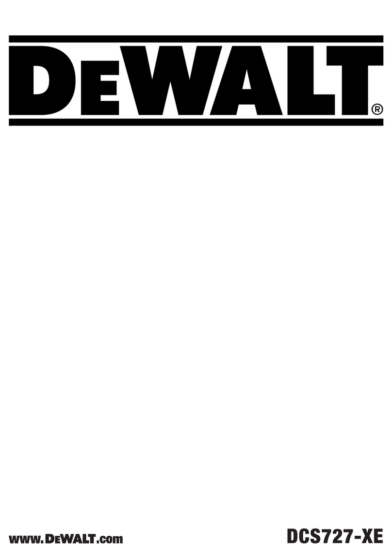 DeWalt DCS727-XE User manual