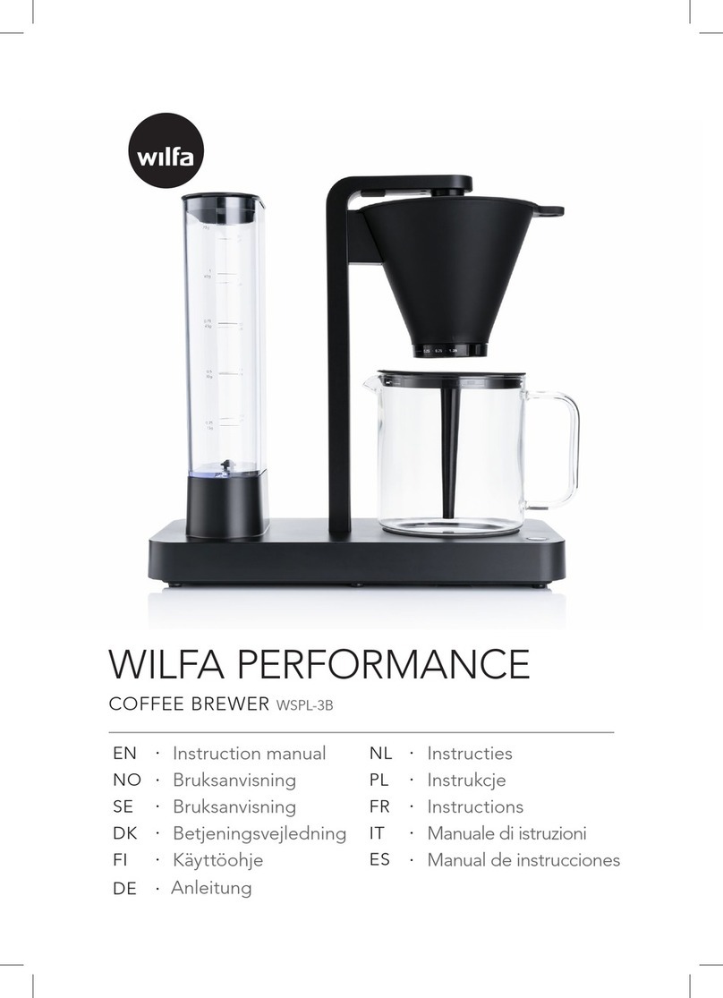 Wilfa PERFORMANCE WI602274 instruction manual