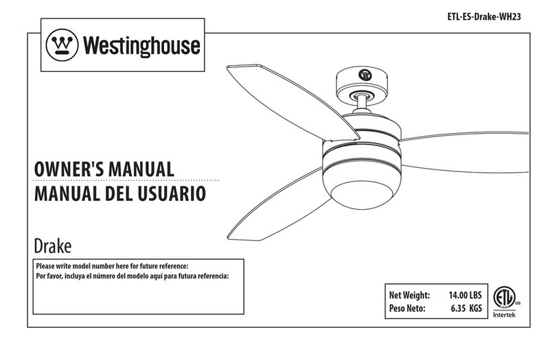 Westinghouse ETL-ES-Drake-WH23 User manual