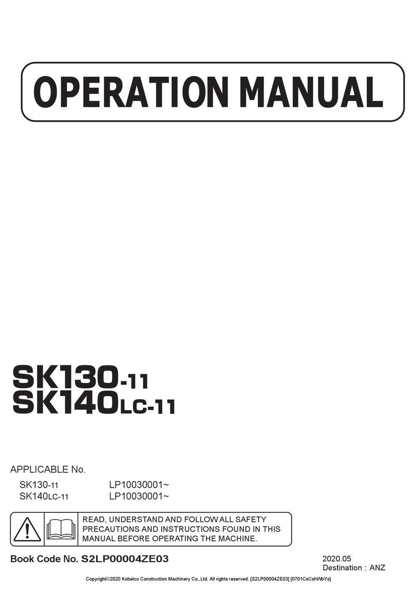 Kobelco SK140LC-11 Operation manual