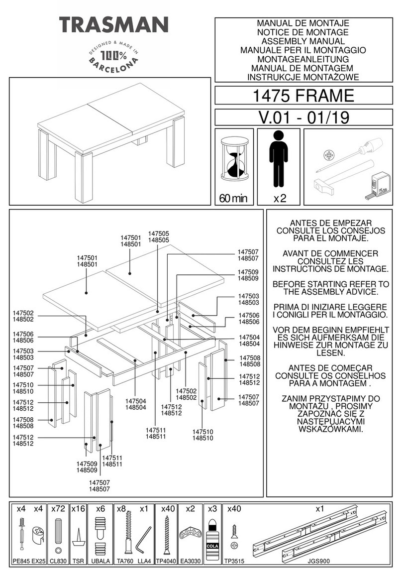 Trasman FRAME 1475 Assembly manual