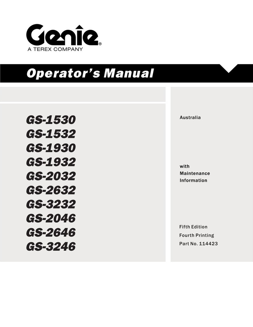 Terex Genie GS-1930 Operator's manual