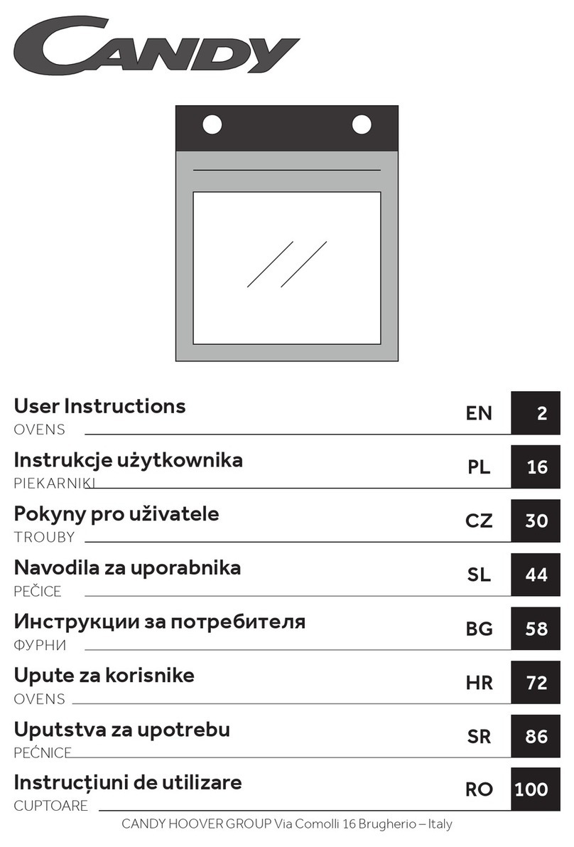Candy FCNE825XRWF User instructions
