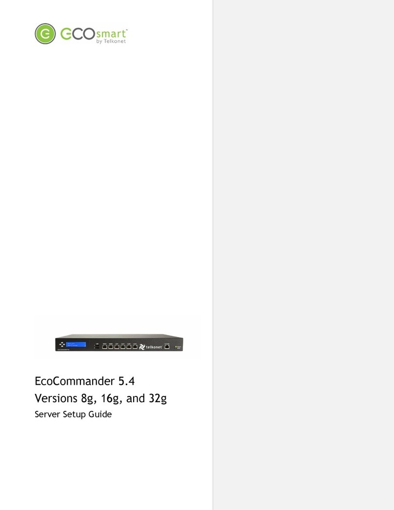 Telkonet ecosmart EcoCommander 5.4 Setup guide