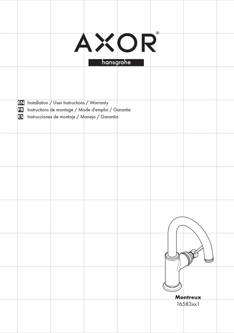 Hans Grohe Montreux 16583 1 Series Instruction Manual