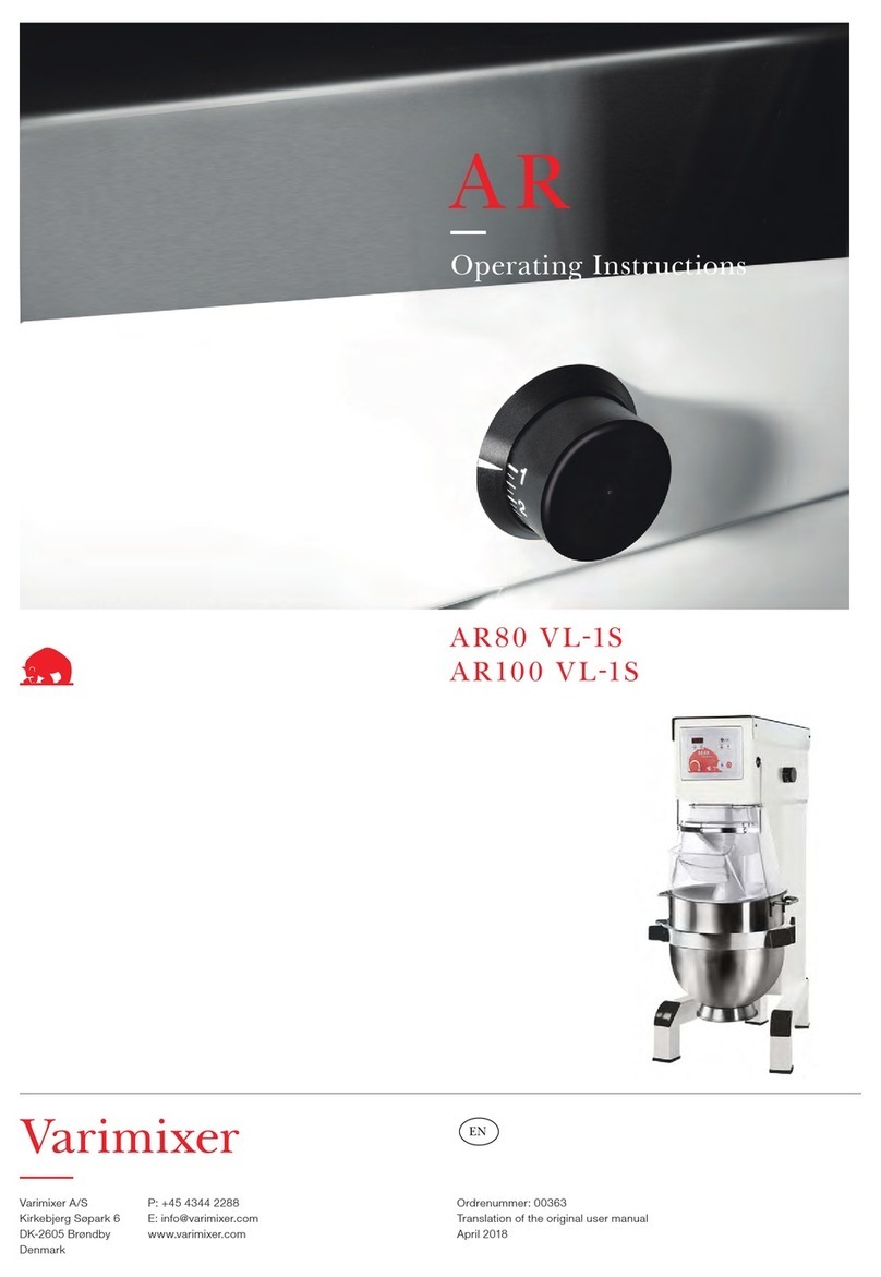Varimixer AR80 VL-1S User manual