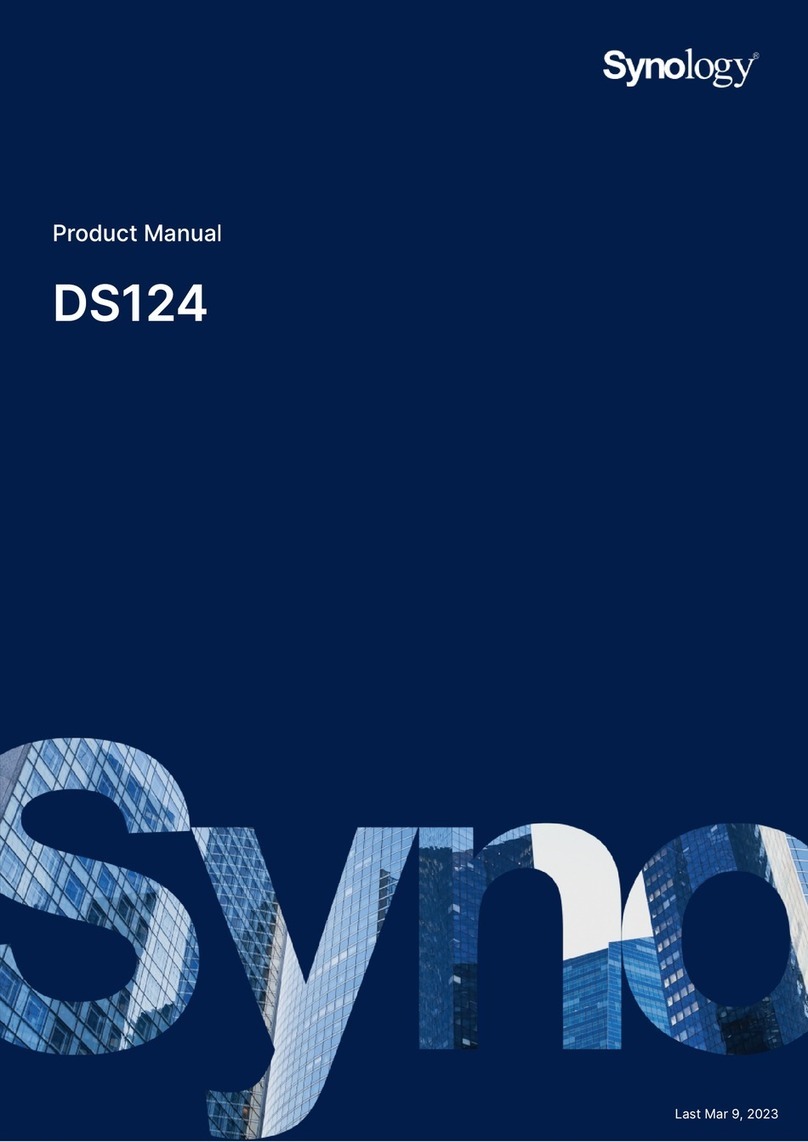 Synology DiskStation DS124 User manual