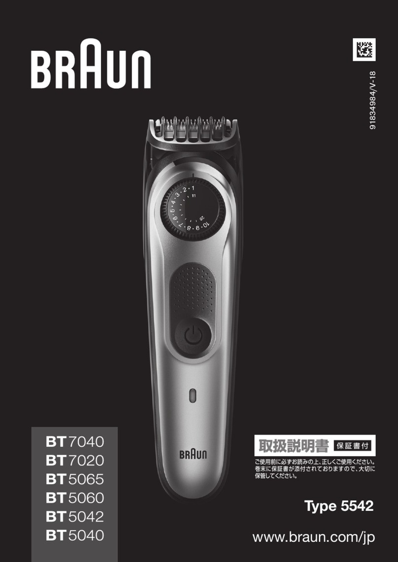 Braun BT7040 User manual