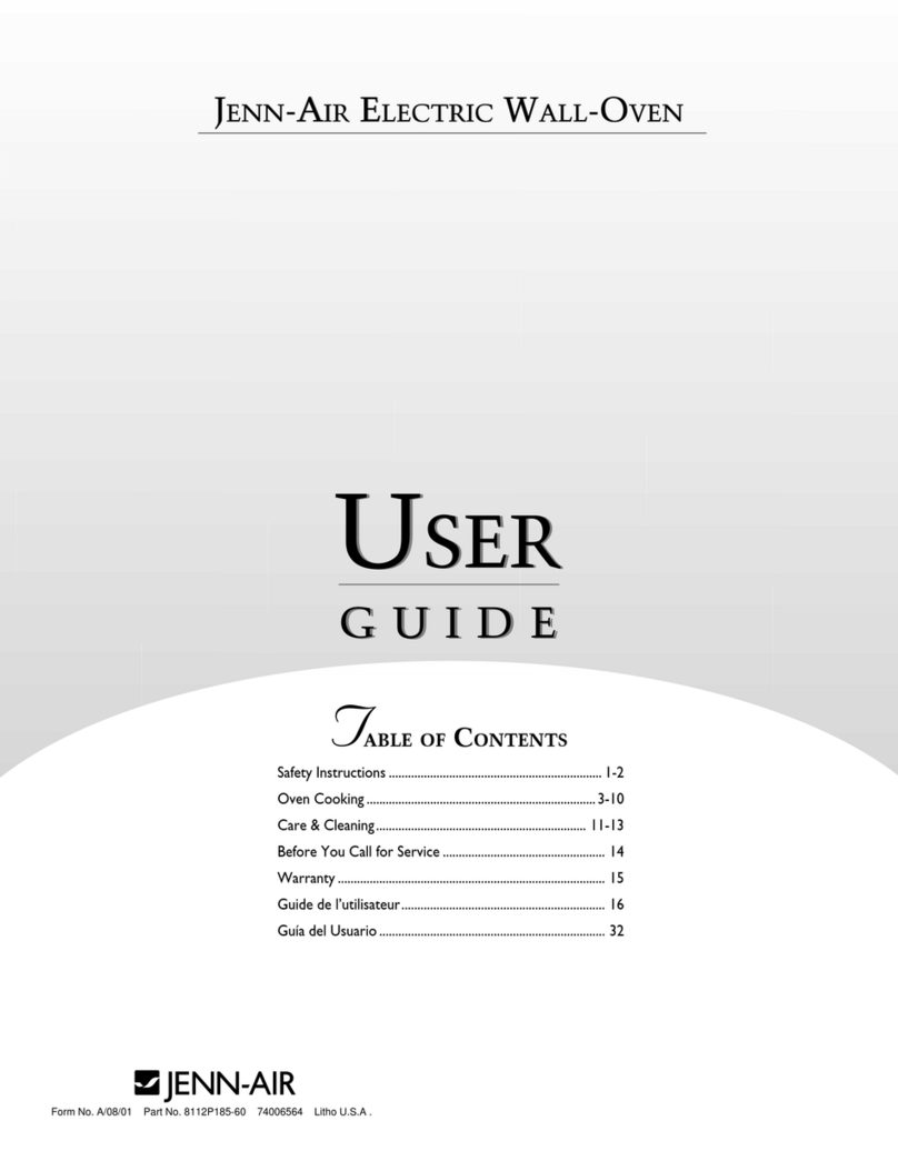 Jenn-Air JJW9630CAB user guide