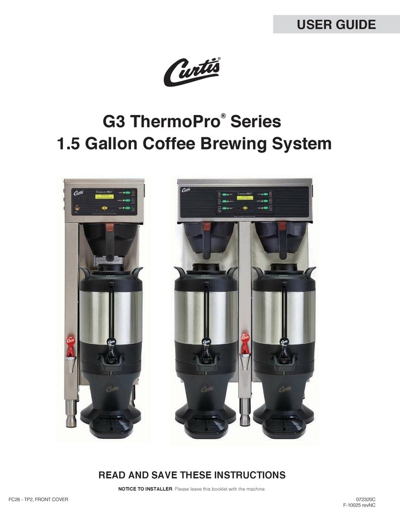 Curtis G3 ThermoPro TP2T10A3100 user guide