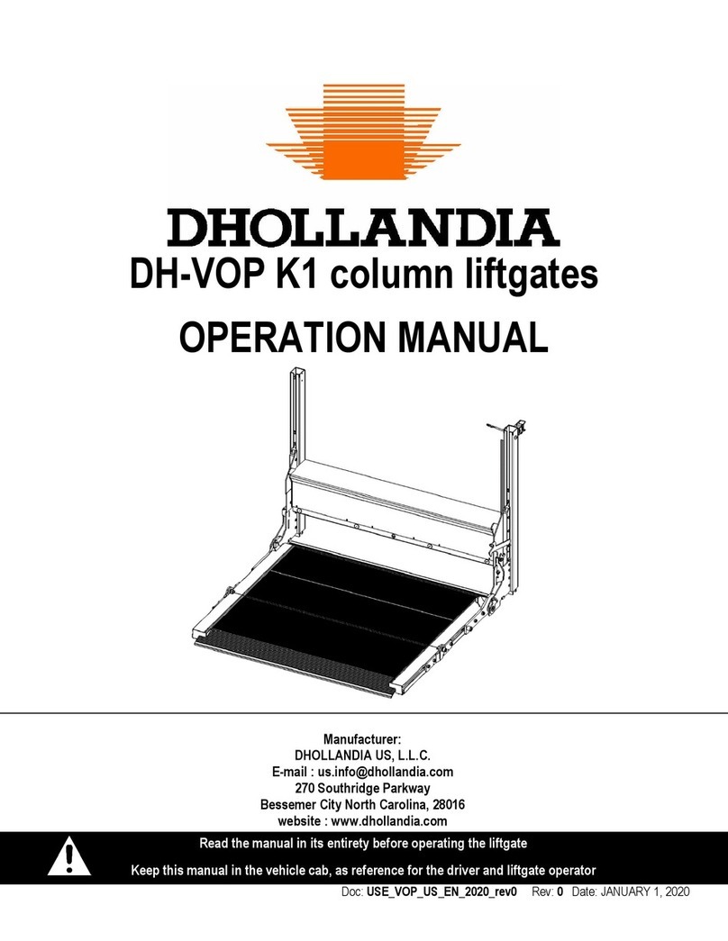 Dhollandia DH-VOP K1 Operation manual