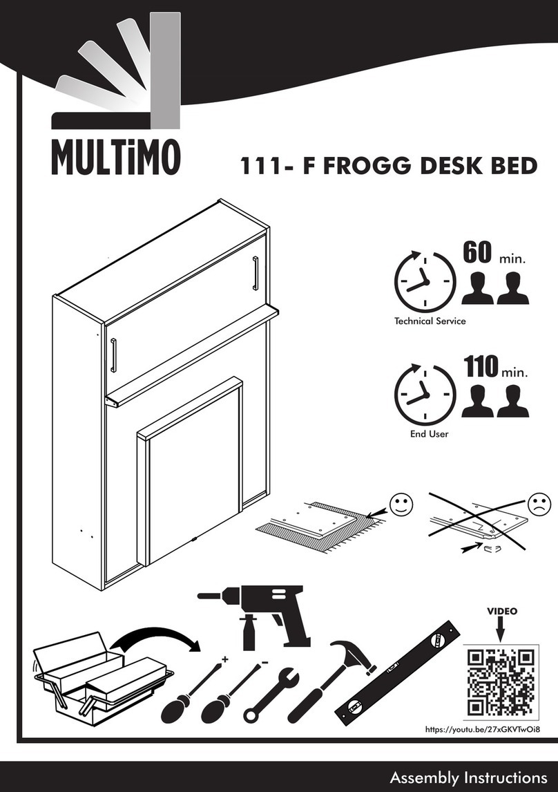 Multimo 111- F FROGG DESK BED User manual Multimo 111- F FROGG DESK BED User manual
