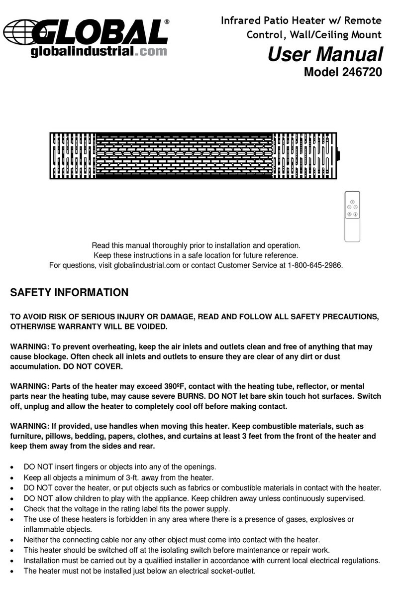 Global Industrial 246720 user manual
