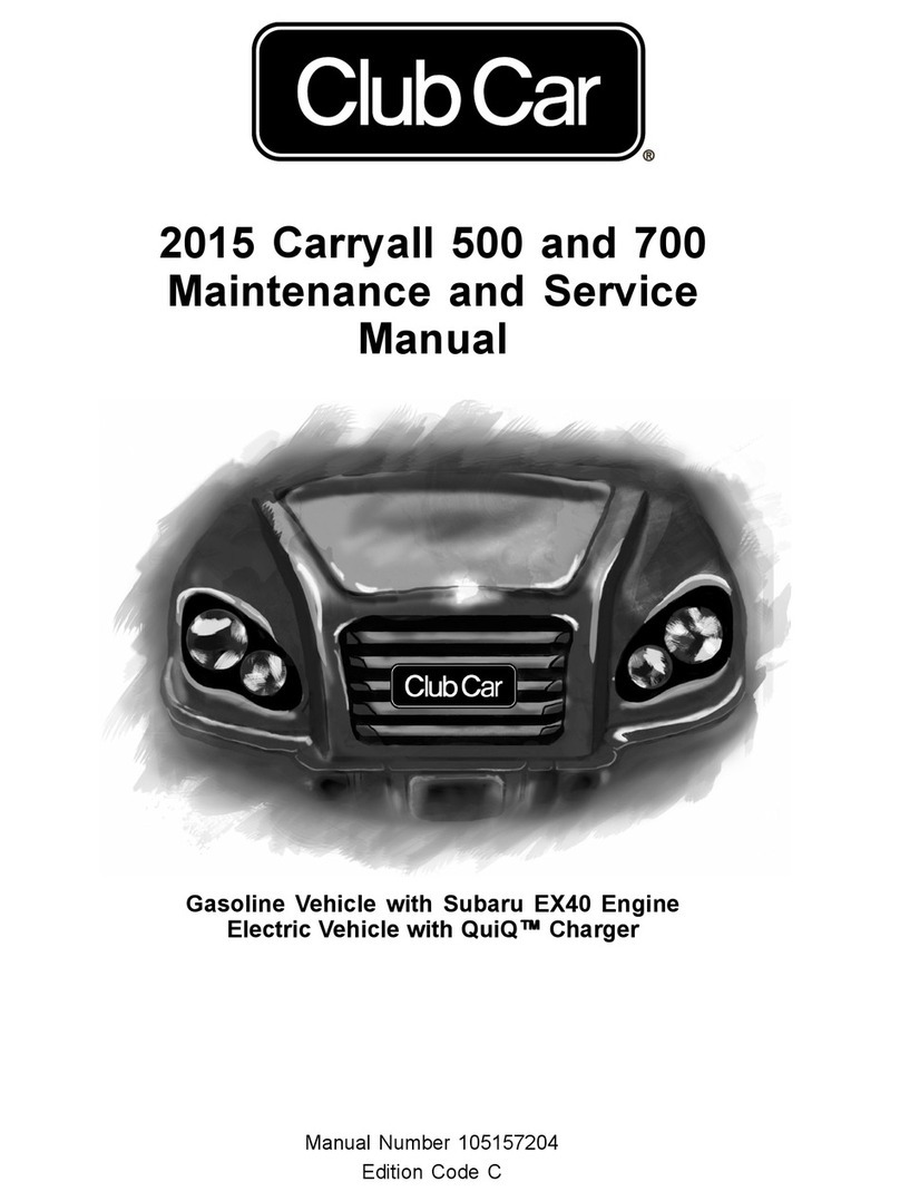 Club Car Carryall 500 2015 Maintenance and service manual Club Car Carryall 500 2015 Maintenance and service manual