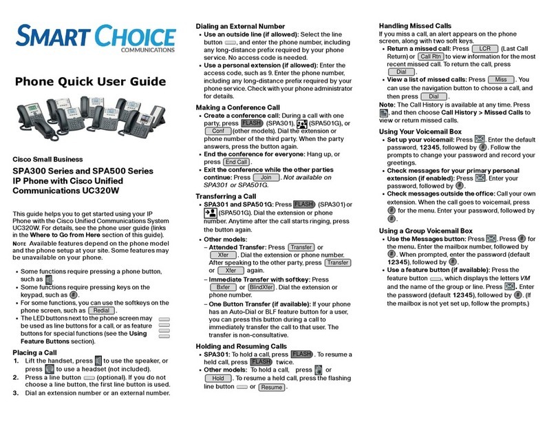 Cisco SPA-500 Series Quick user guide