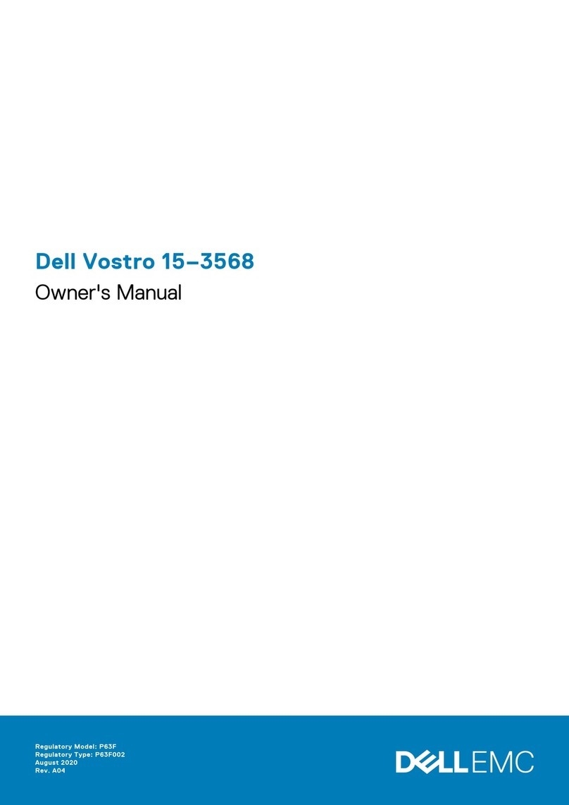 Dell Vostro 15-3568 User manual