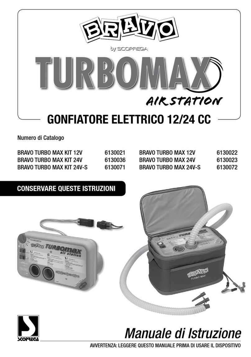 SCOPREGA TURBO MAX KIT 12V instruction manual