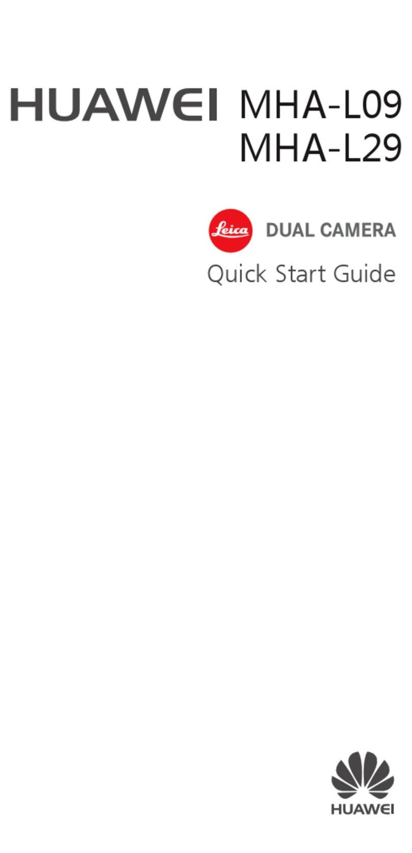 Huawei MHA-L09 User manual Huawei MHA-L09 User manual