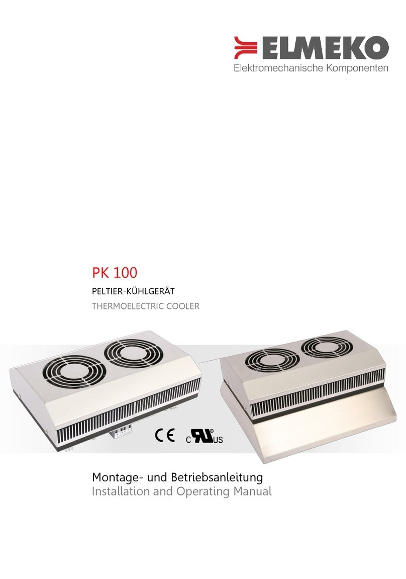 ELMEKO PK 100 Installation and operating manual