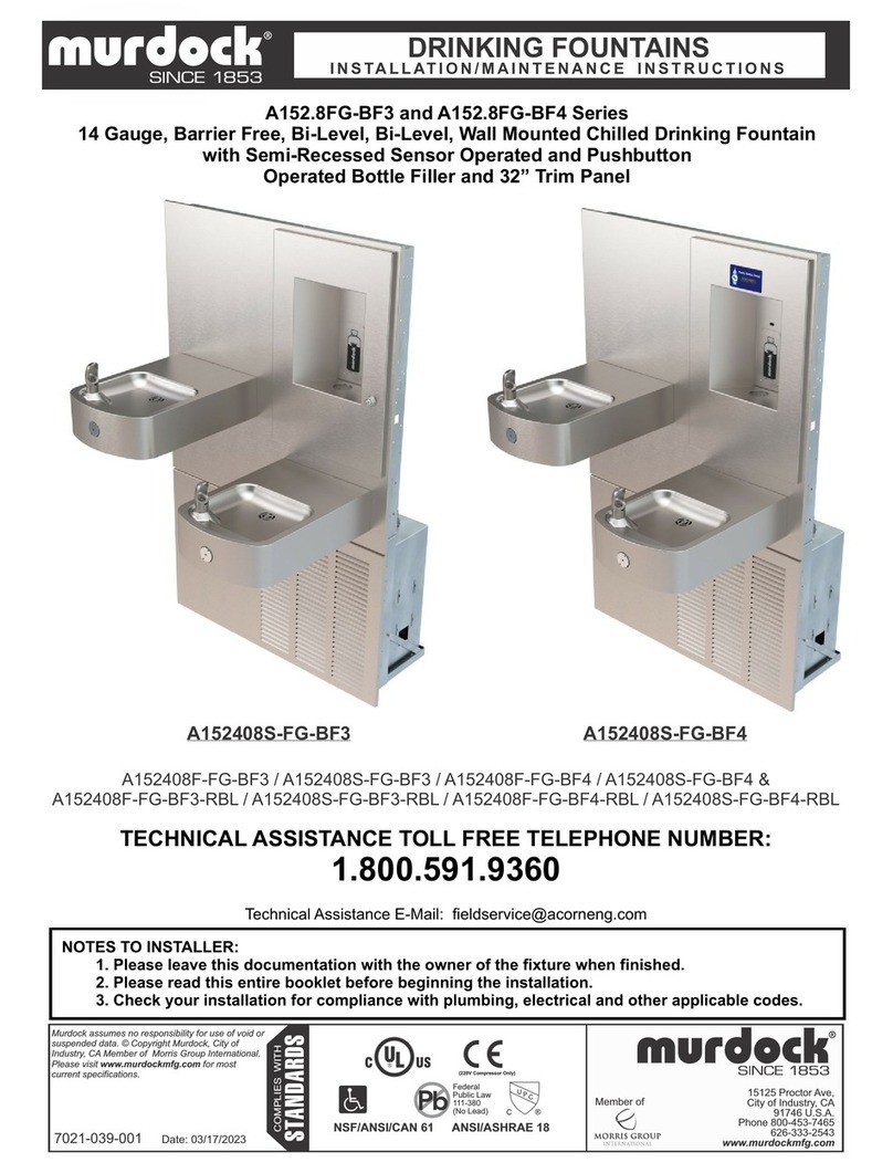 Murdock A152.8FG-BF3 Series Installation & maintenance instructions Murdock A152.8FG-BF3 Series Installation & maintenance instructions
