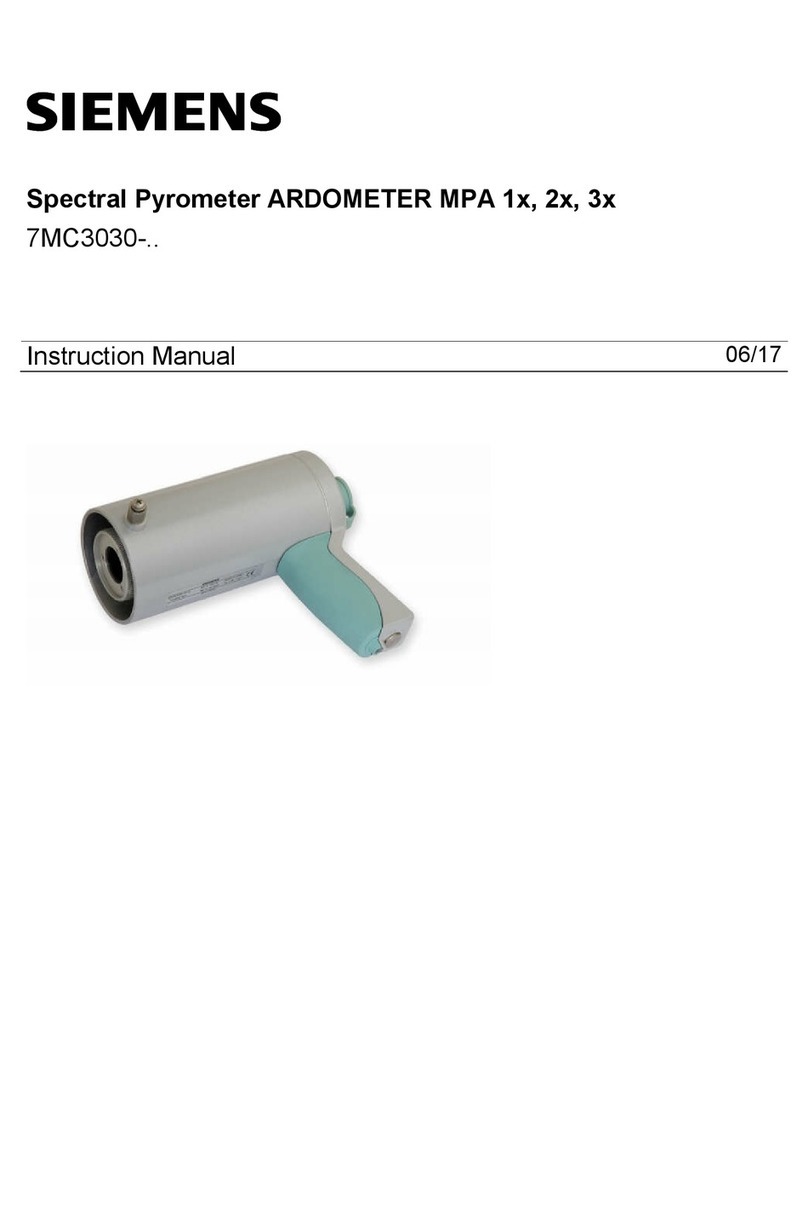 Siemens MPA 1 Series instruction manual