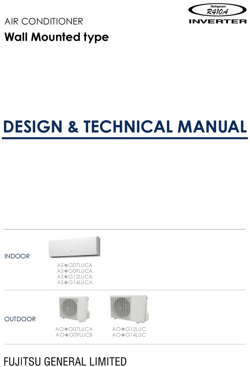 Fujitsu AO G09LUCB Series Service manual