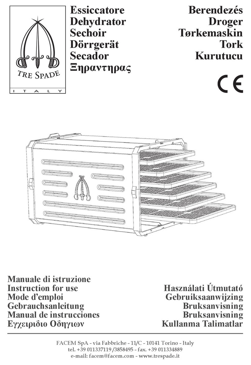 Tre Spade DCT1001 Instructions for use