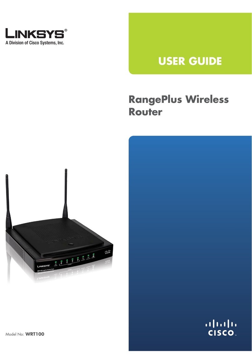 Cisco LINKSYS RangePlus WRT100 User manual Cisco LINKSYS RangePlus WRT100 User manual