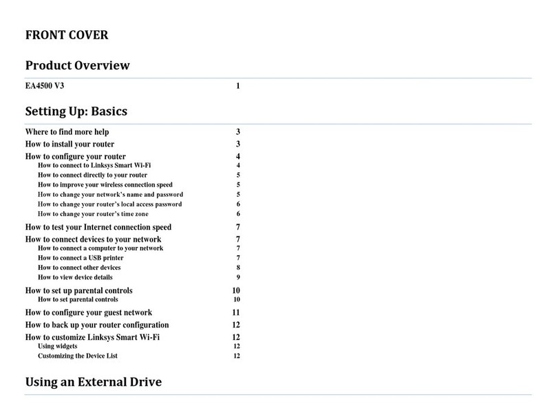 Linksys EA4500 V3 User manual