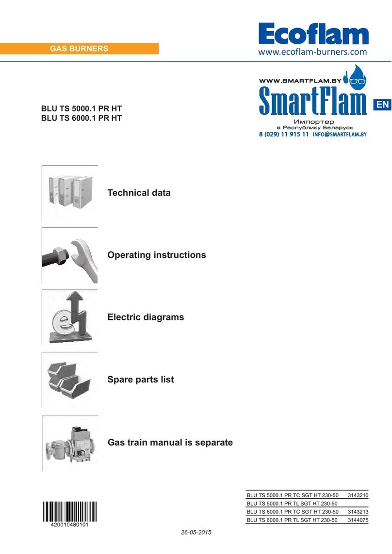 Ecoflam BLU TS 5000.1 PR HT User manual