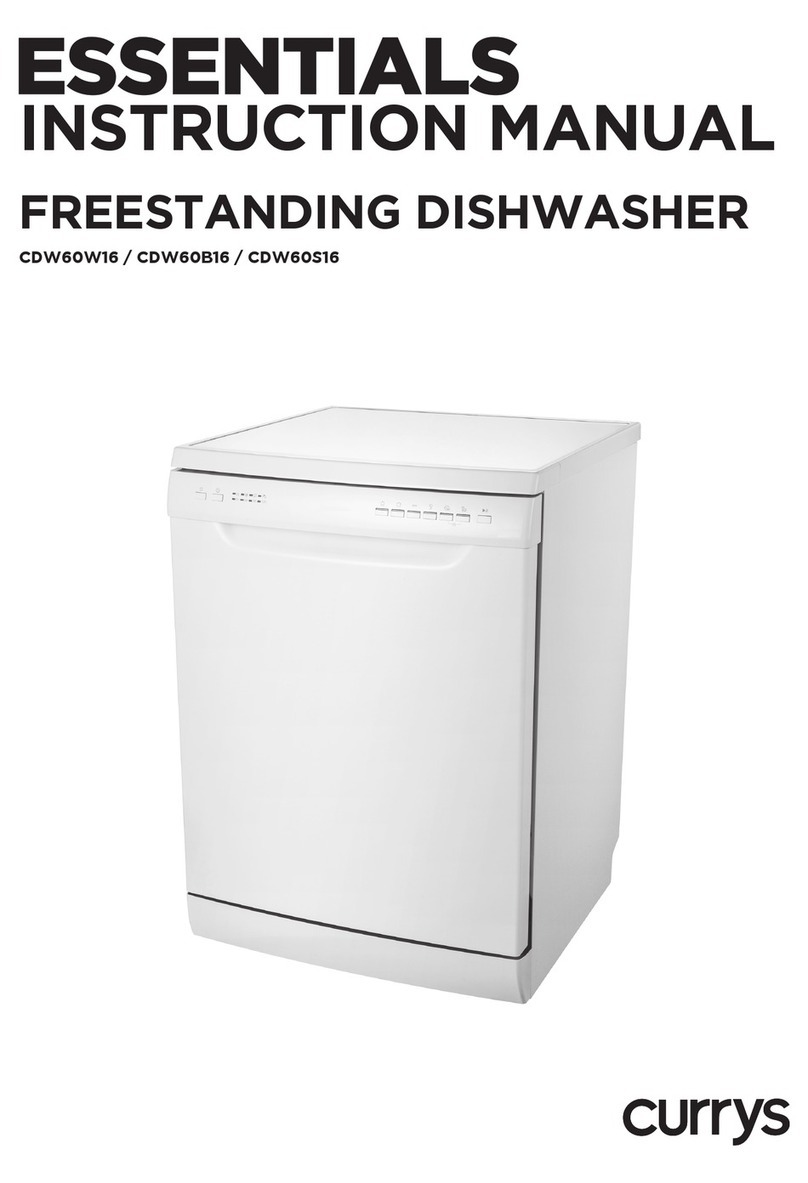 Currys Essentials ESSENTIALS CDW60W16 User manual
