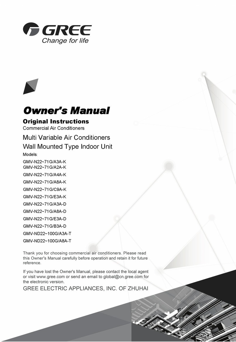 Gree GMV-N56G/A3A-K User manual