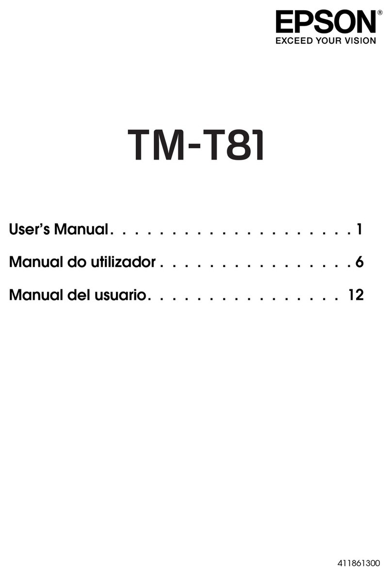 Epson TM-T81 User manual