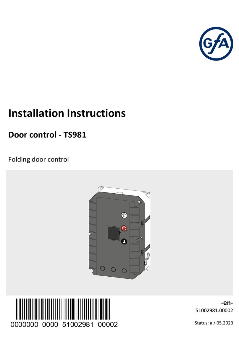 GFA TS 981 installation instructions