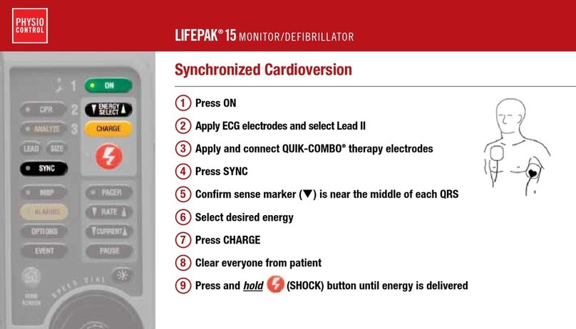 Physio Control LIFEPAK 15 User manual Physio Control LIFEPAK 15 User manual