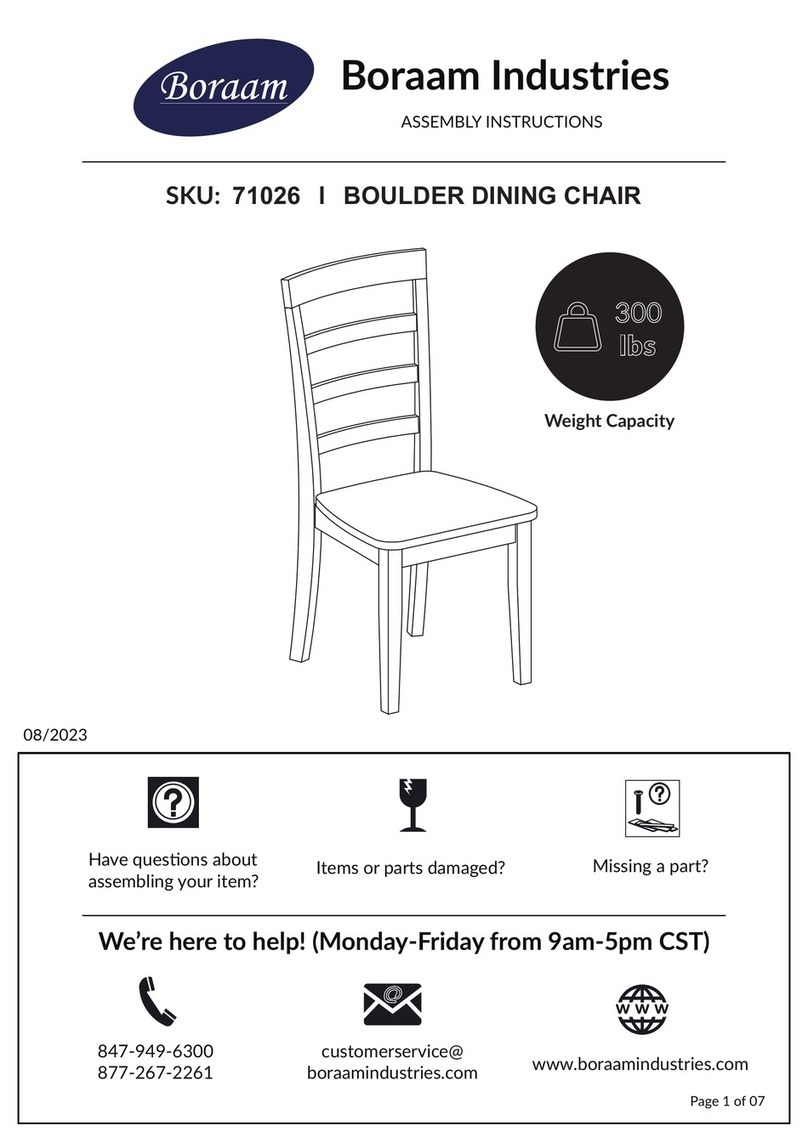 Boraam BOULDER 71026 Assembly instructions