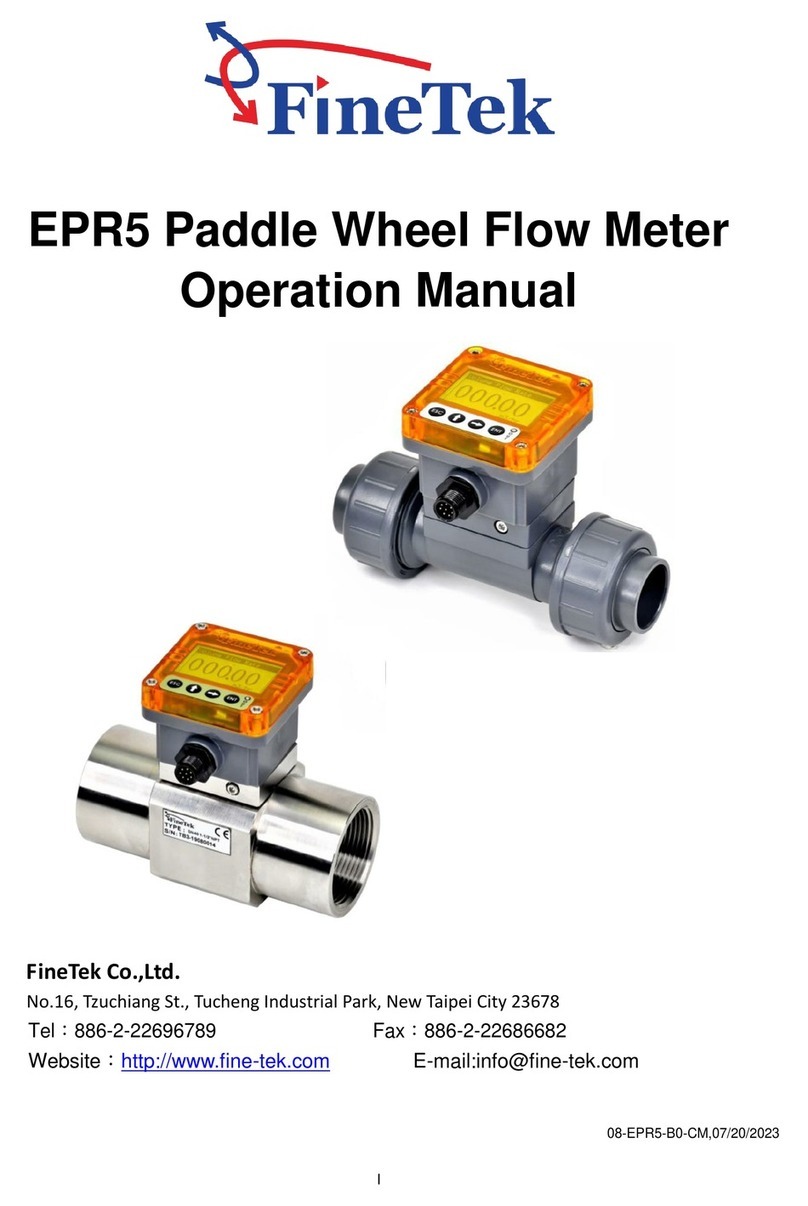 FineTek EPR5 User manual FineTek EPR5 User manual