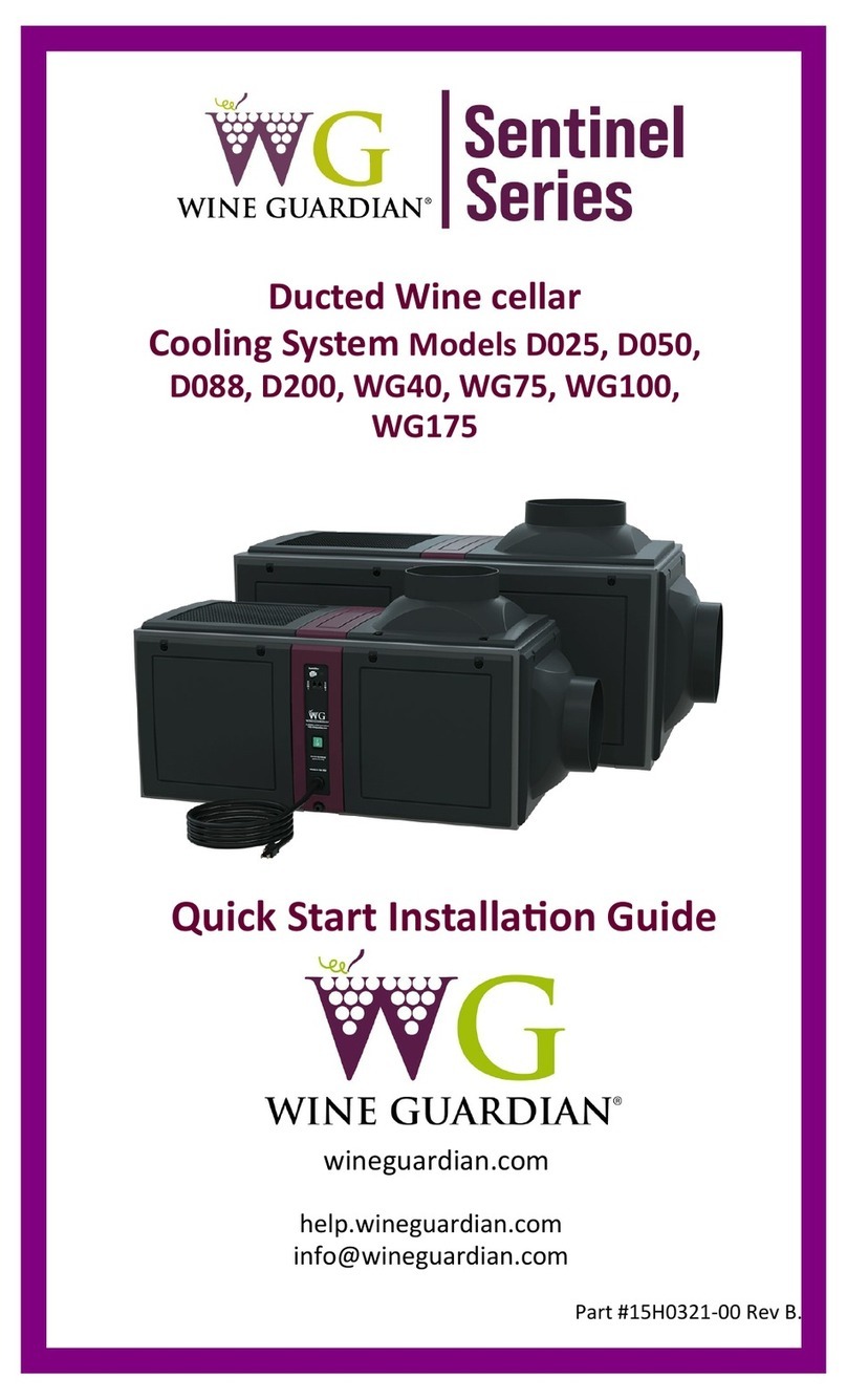 Wine Guardian Sentinel Series Instruction Manual