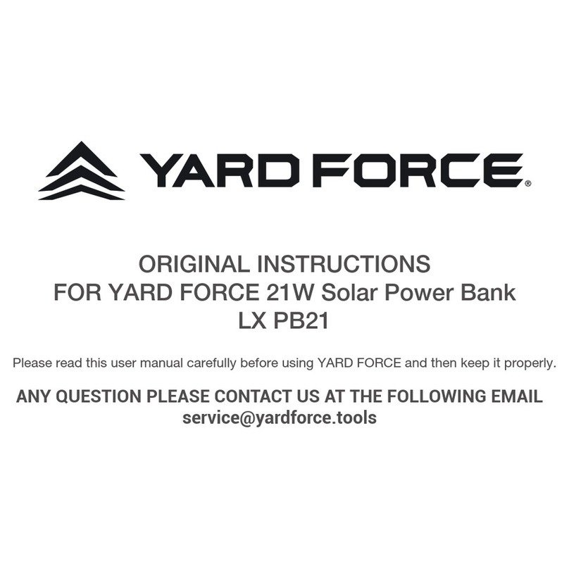 Yard force LX PB21 Original instructions