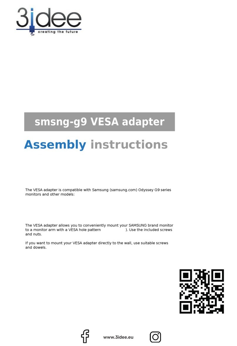 3idee smsng-g9 Assembly instructions