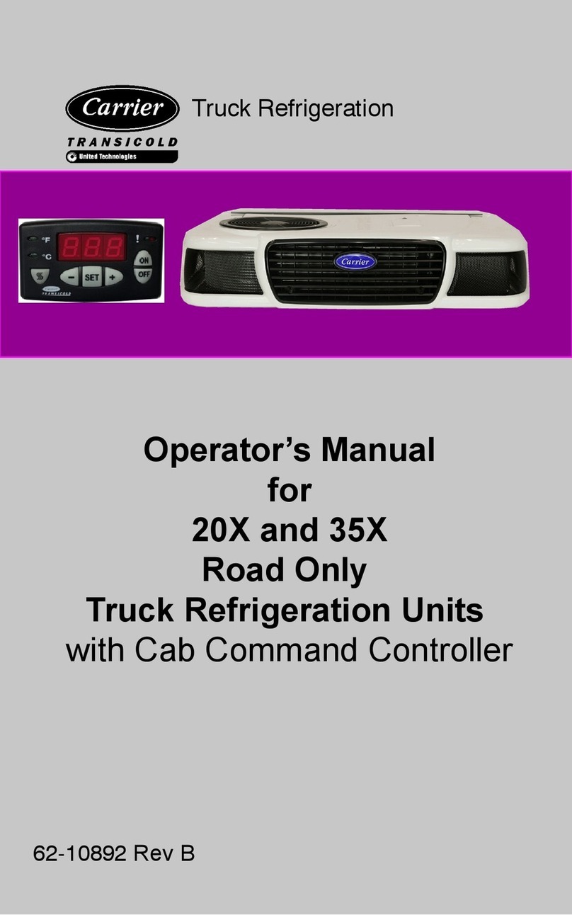 Carrier Integra 20X User manual