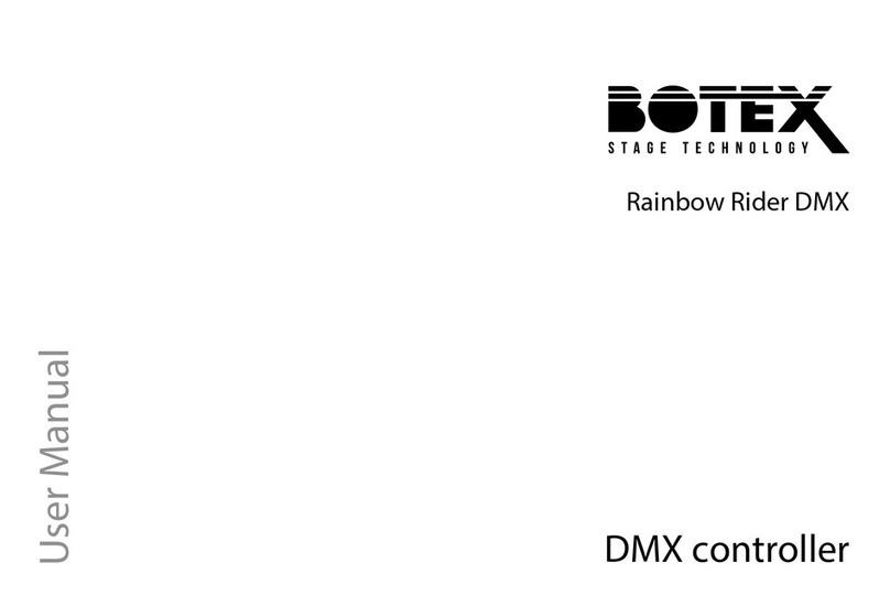 thomann BOTEX Rainbow Rider DMX User manual