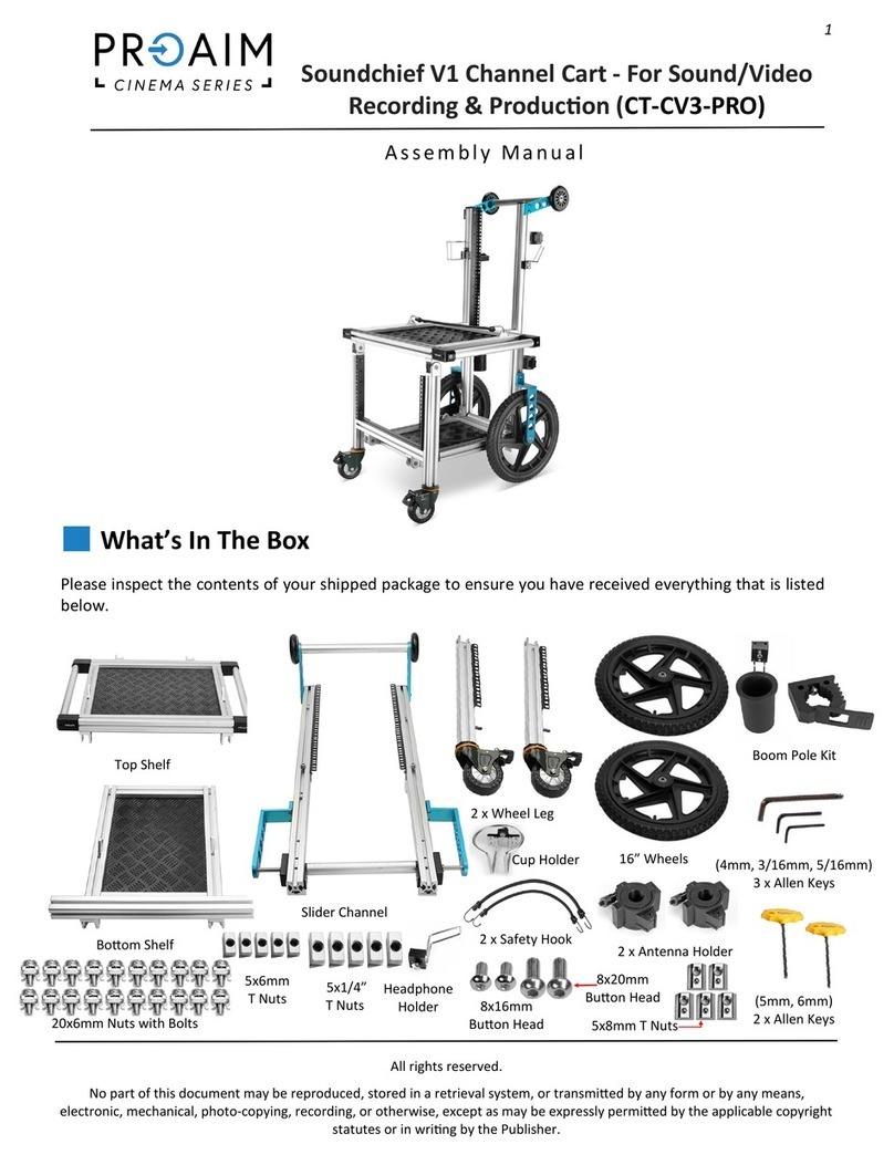 PROAIM Soundchief V1 Assembly manual