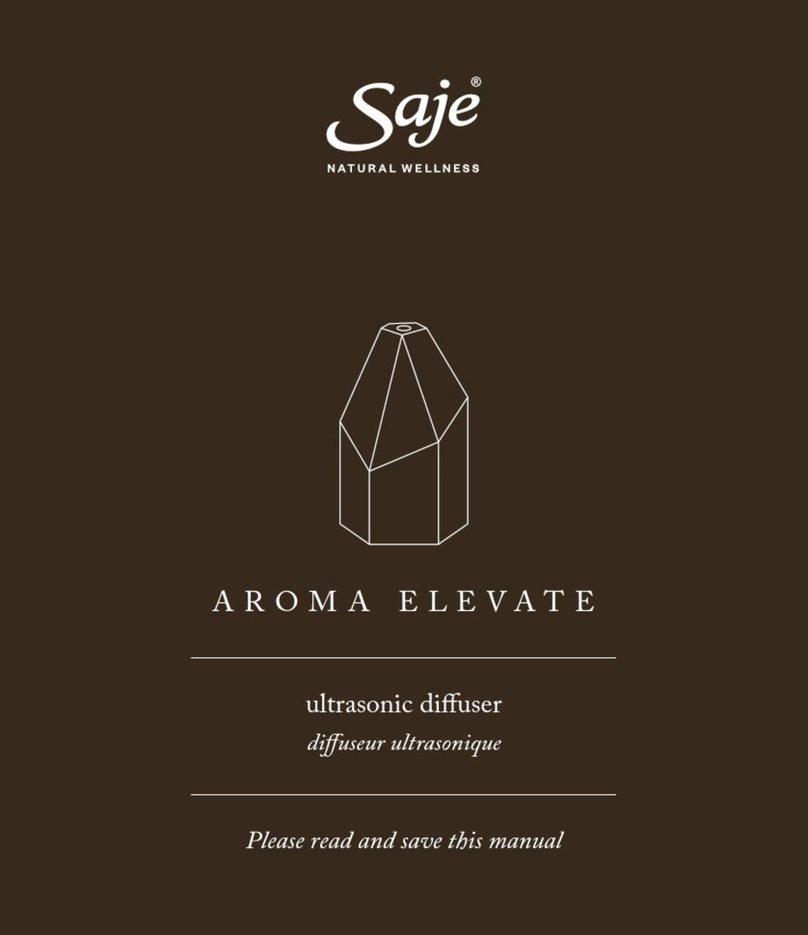 Saje AROMA ELEVATE User manual